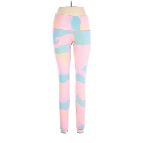 Teeki Leggings New Moon Pink Style Medium Pilates Yoga Athleisure Gym Fitness - Picture 4 of 7